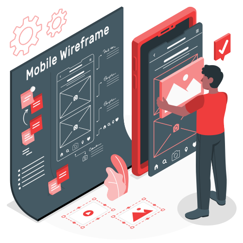 prototype and wireframes designs service